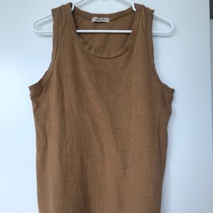 Ichi Antiquites Tank top in camel